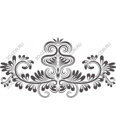 Elegant decorative floral pattern