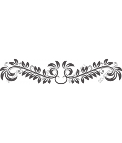  Elegant floral border clipart