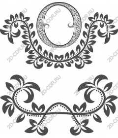 Elegant floral decorative