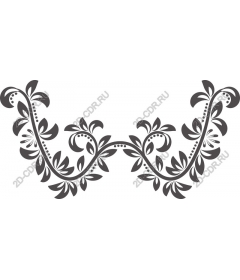  Elegant floral pattern