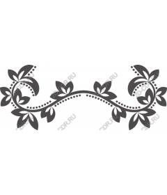 Floral elegance border
