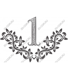 Exquisite floral figure 1
