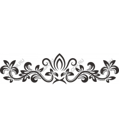Exquisite floral border