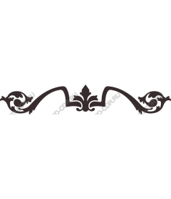  Elegant decorative curl