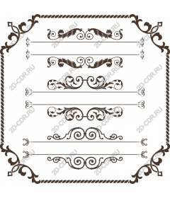  Elegant set of decorations