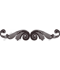 Vintage decorative swirl