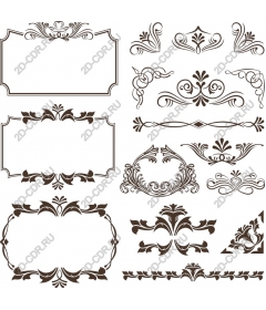  Elegant set of decorations