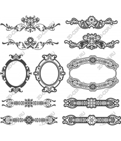 Exquisite collection of vintage frames