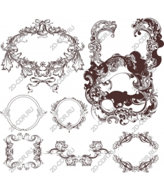  Collection of frames Ornate - Elegant
