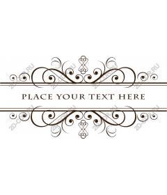  Elegant ornate scroll