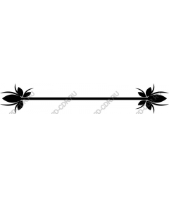  Elegant floral border
