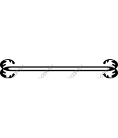 Vintage ornamental border