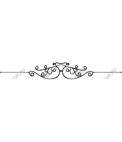  Elegant floral ornament