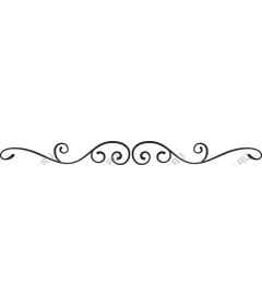 Elegant decorative curl