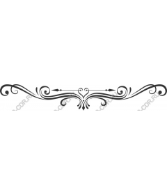 Exquisite floral border