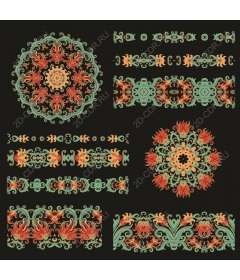  Bright decorative collection