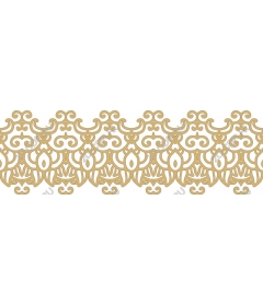  Elegant gold lace
