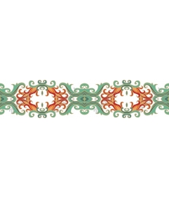  Classic floral decorative border
