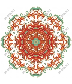  Elegant bright mandala