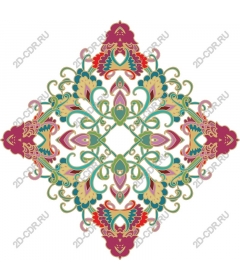  Elegant floral motif