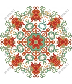 Floral mandala