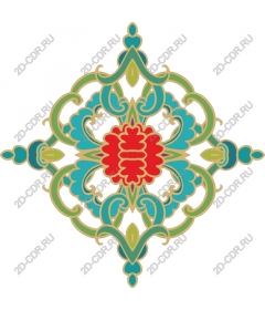  Elegant floral motif