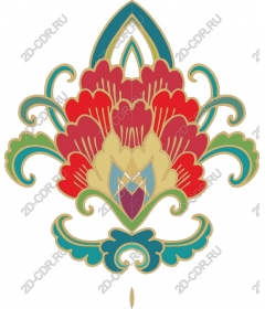  Elegant floral motif