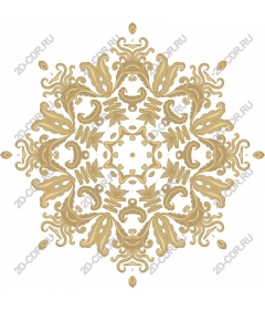 Exquisite floral mandala