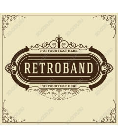  Retrobond — винтаж с настраиваемым текстом