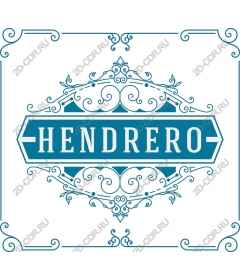 Vintage emblem Hendrero