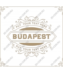 Budapest Vintage Label