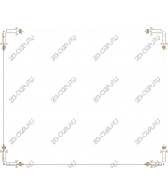 Elegant vintage decorative frame