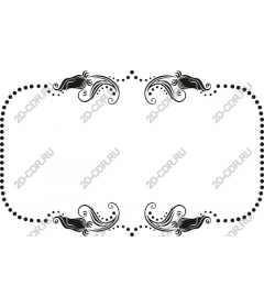  Black vintage frame