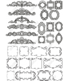 Набор винтажных рамок
