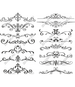  Elegant set of decorations