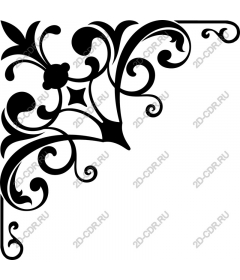  Elegant corner ornament