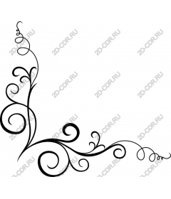  Elegant corner ornament