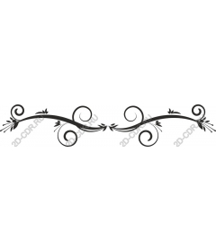 Floral scroll