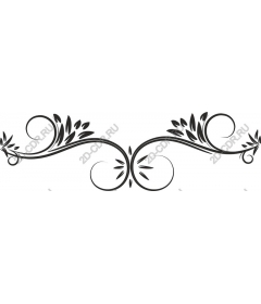  Elegant floral divider