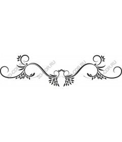 Exquisite vintage floral decorative frame