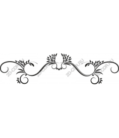  Elegant decorative floral pattern
