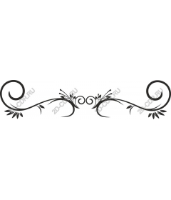  Elegant floral border