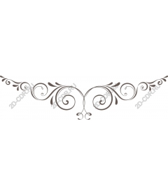  Elegant floral pattern