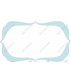  Elegant light blue frame