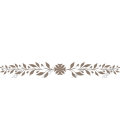 Vintage floral divider