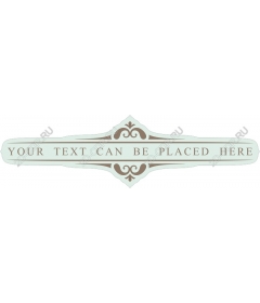  Elegant vintage individual text banner