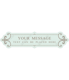  Custom elegant banner Mint