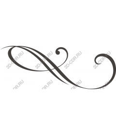  Elegant decorative swirl