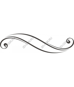  Elegant decorative curl