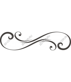  Elegant swirling pattern